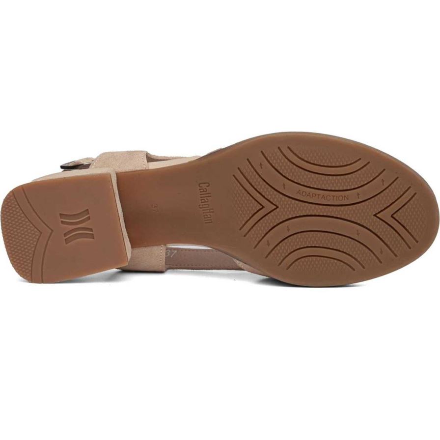 Callaghan 30306 Luna Sandaler Klack Dam Beige | SEABUG