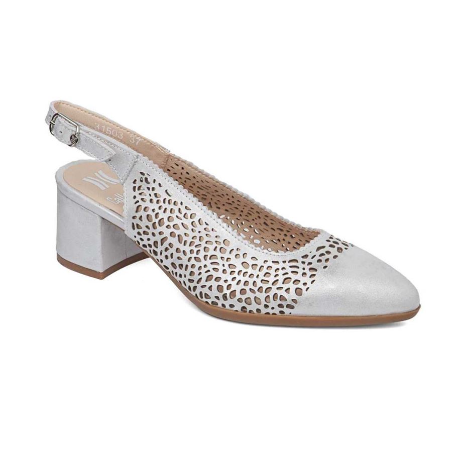 Callaghan 31503 Zahara Pumps Dam Silver | SEYQOH